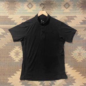 Arc’teryx Black Classic Cotton Blend Outdoor Polo